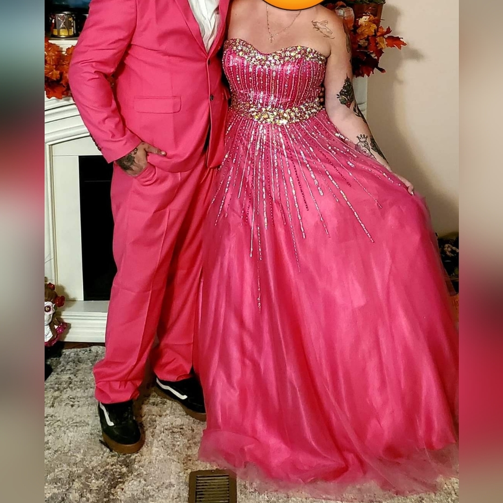 Hot Pink Prom Dress